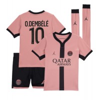 Paris Saint-Germain Ousmane Dembele #10 Replica Third Minikit 2024-25 Short Sleeve (+ pants)